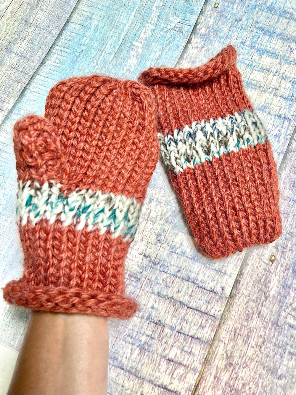 Hand-Knit Mittens/gloves cottagecore farmhouse prairie cabin country vibe